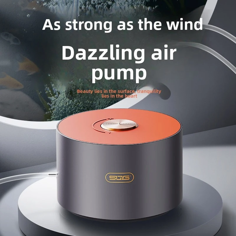 

Quiet Home Aquarium Pump for Bedroom - SGQ Powerful & Energy Efficient, Ultra Silent 30dB, for Small Fish Tanks