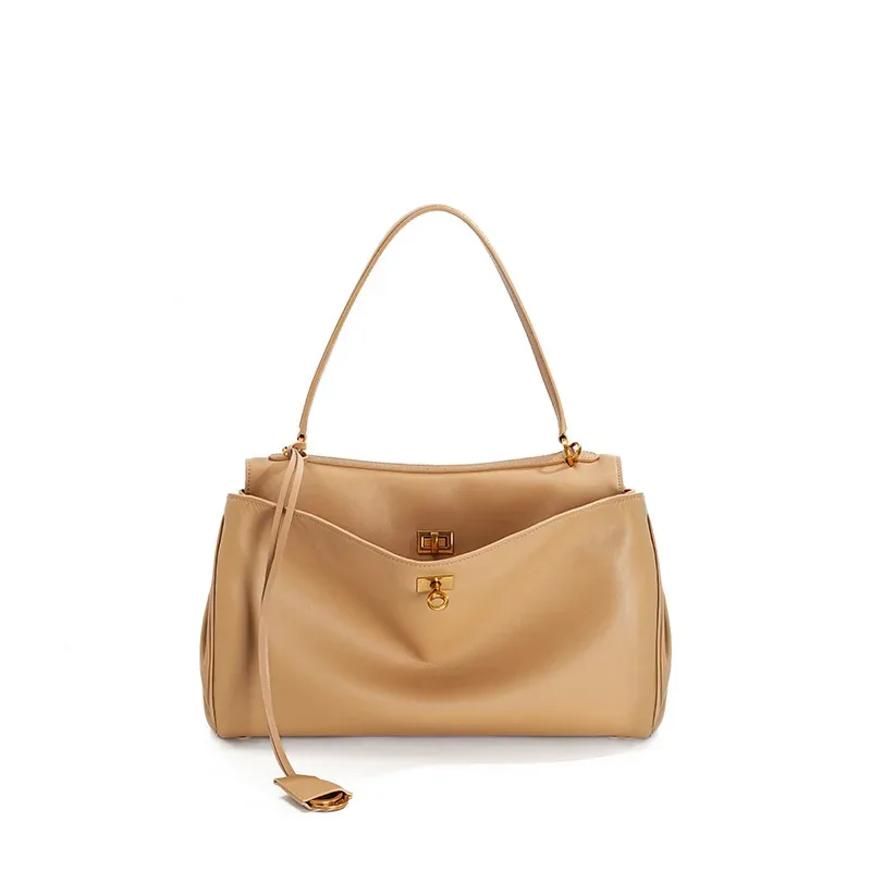 حقيبة يد جلدية من Rodeobag، حقيبة كروس بكتف واحد، حقيبة حمل نسائية راقية ذات سعة كبيرة للتنقل