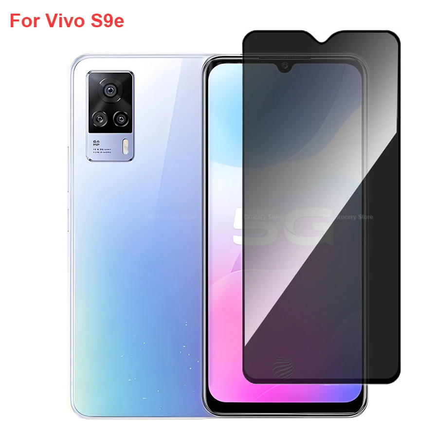 

For Vivo S9e Anti Spy Privacy Tempered Glass Screen Protector Compatible For VivoS9e Full Cover Screen Phone Film