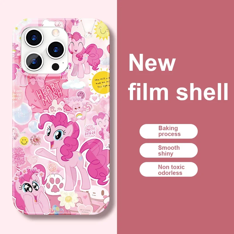 My P-Ponys L-Little for Phone Case for iPhone 16 15 14 13 12 11 Pro Max XS XR XSMax 6 7 8 Plus Glossy HD Hard PC Cover