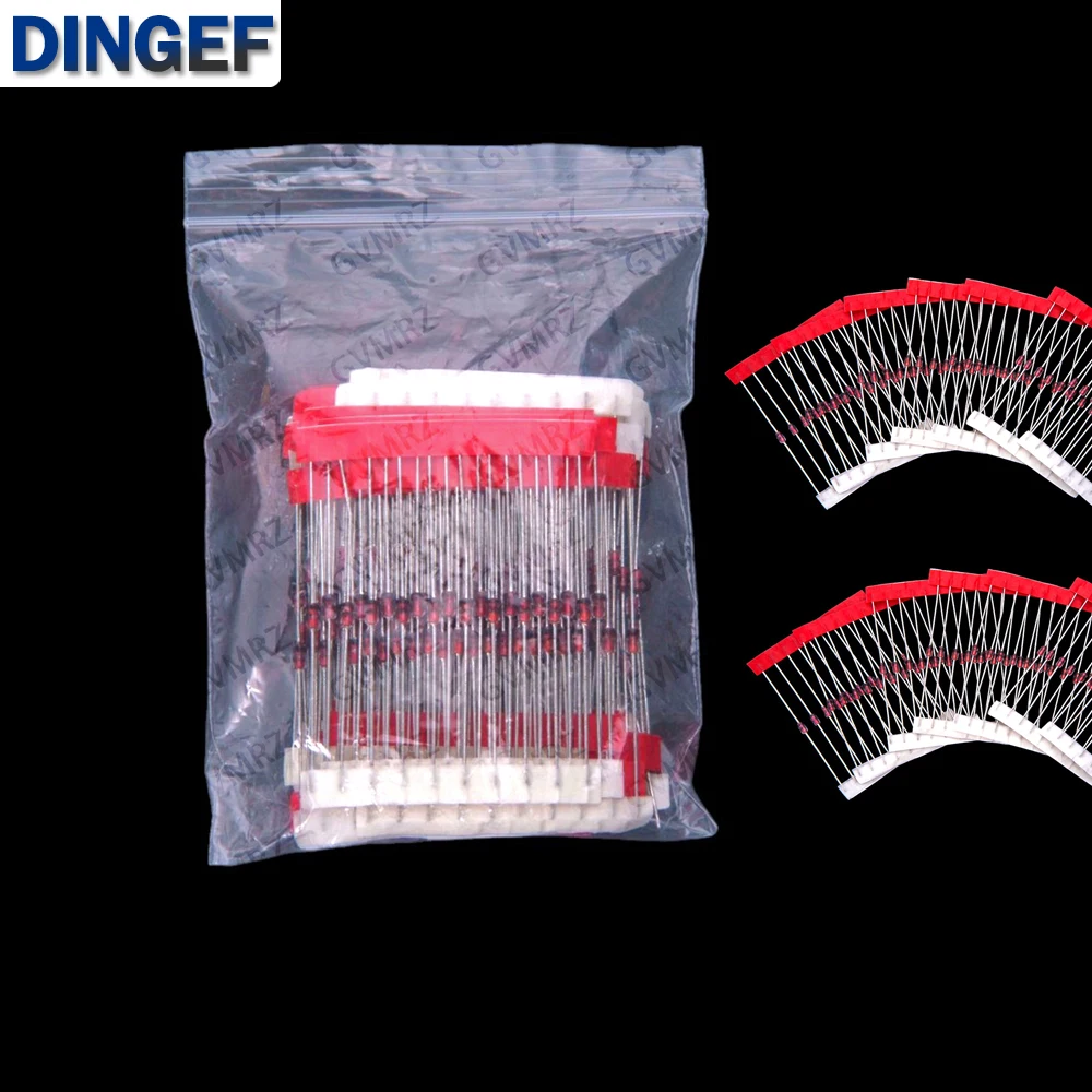 30Values 3V-47V Each 10PCS 1W Zener Diode Package Component Package DO-41 3V 3V2 3V6 3V9 5V6 6V2 6V8  4V3 4V7 5V1