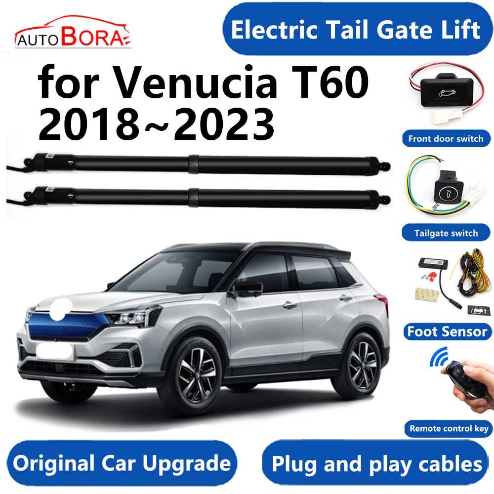 AutoBora Car Electric Tail Gate Lift System Power Liftgate Kit Auto Automatic Tailgate Opener for Venucia T60 2018~2023