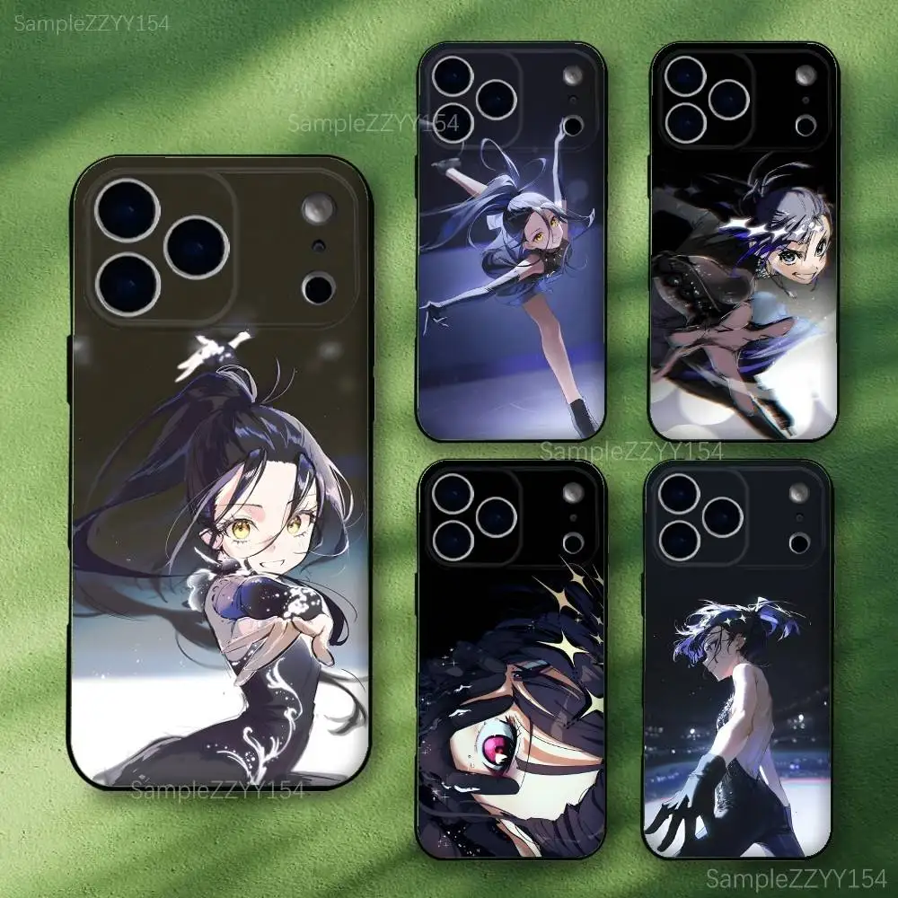

M-Medalist Figure Skating Phone Case For iPhone 17,16,15,14,13,12,Pro,Max,Plus,E,SE4,Air,Mini Black Soft Funda