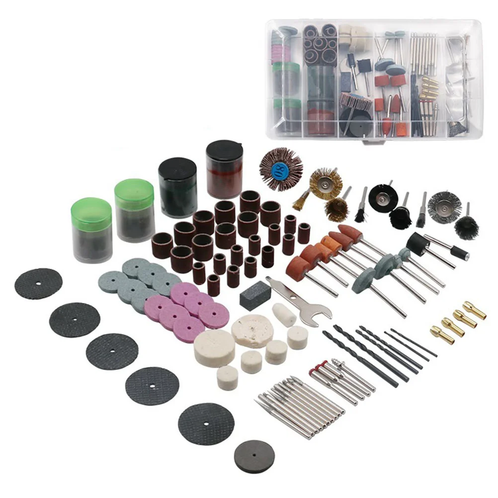 161PCS Polishing Tools Rotary Tool Kit Accessories Bits for /Betting Stone Stone Ceramic