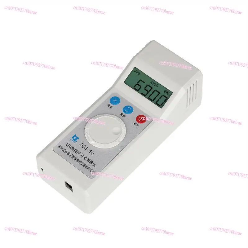 DSS-10 Handheld Stroboscope Motor Tachometer LED Velocimeter Flash Velocity Measurement Electrical Appliance Textile Spindle