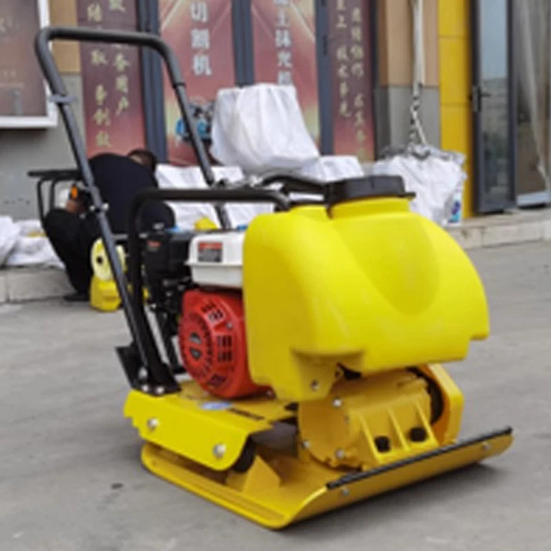 Gasoline Plate Compactor Small Compaction Plate Compactor Asphalt Road Backfill Soil Vibration Plate Compactor Power Tools 5500W