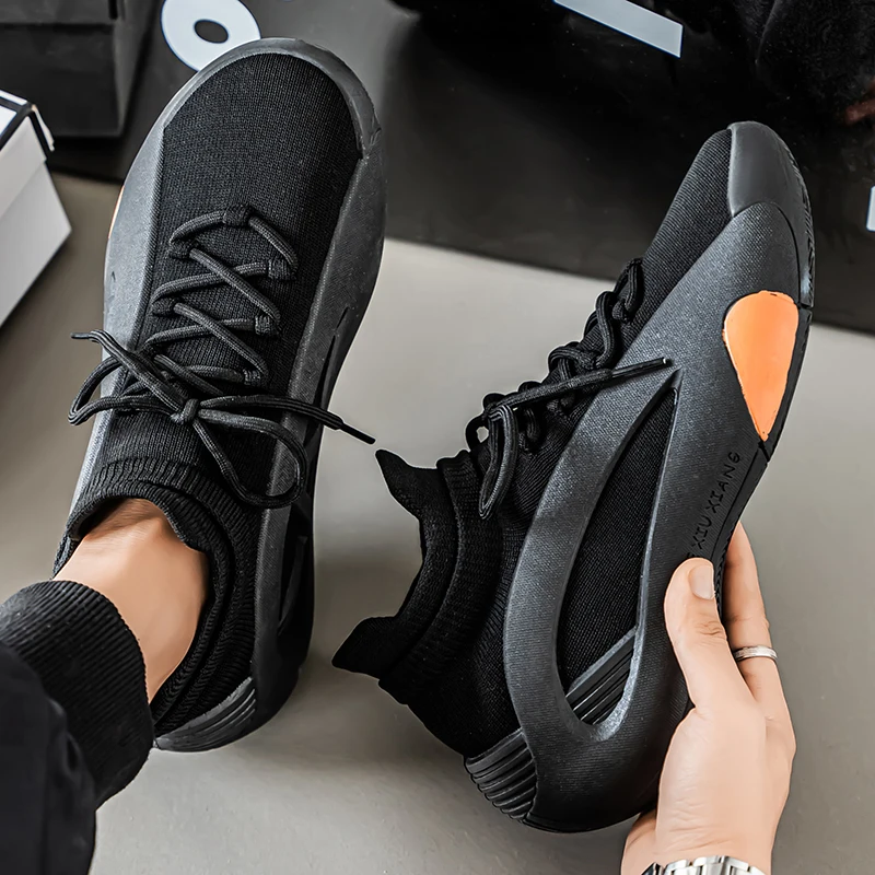 

Men's Breathable Me Sports Casual oes Thi Bot Trendy oes Spring 2026 nut So Bule Old Dad oes Size 45