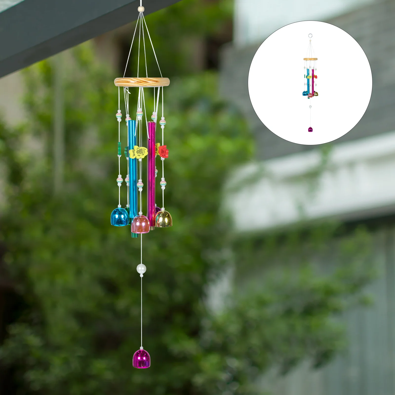 

Garden Yard Wind Chime Hanging Bell Pendant for Home Balcony Outdoor Decoration Wind Chime Bell Pendant