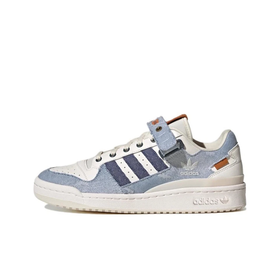 Adidas Forum-Zapatillas Retro clásicas para hombre y mujer, zapatos informales de Skateboard, Color azul y blanco, originales, HQ6334