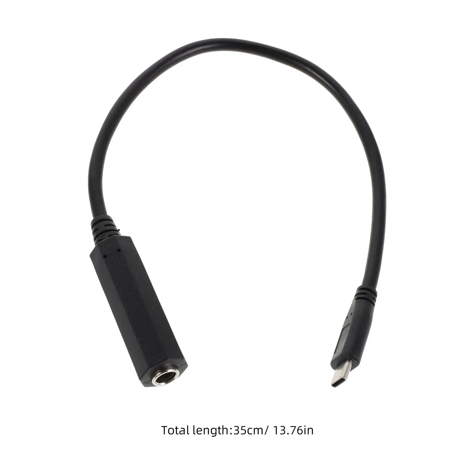3Pcs Audio Cable Earphone Adapter USB C Type-C to 6.5mm Headphone Connector Compatible for Amplifier Mixer Home Theatre Laptop