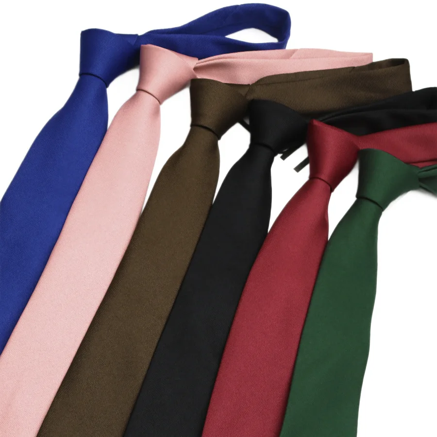 Nueva Corbata para Niños y Niñas, Estilo Caballero Británico, 7CM, Color Sólido, Hecha a Mano, Negra y Marrón, para Oficina, Estudiantes, Accesorios de Ropa de Trabajo