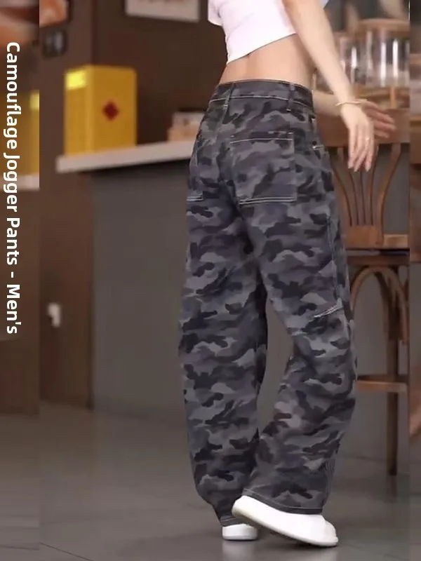 

American Style Camouflage Men's Jeans Summer New Versatile Knife Casual Pants Dirt Resistant Wear Resistant Loose Workwe...