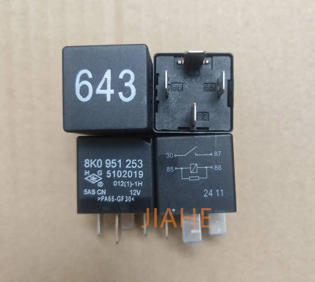 New Original 643 Relay 8K0 951 253 8K0951253 for AD VW