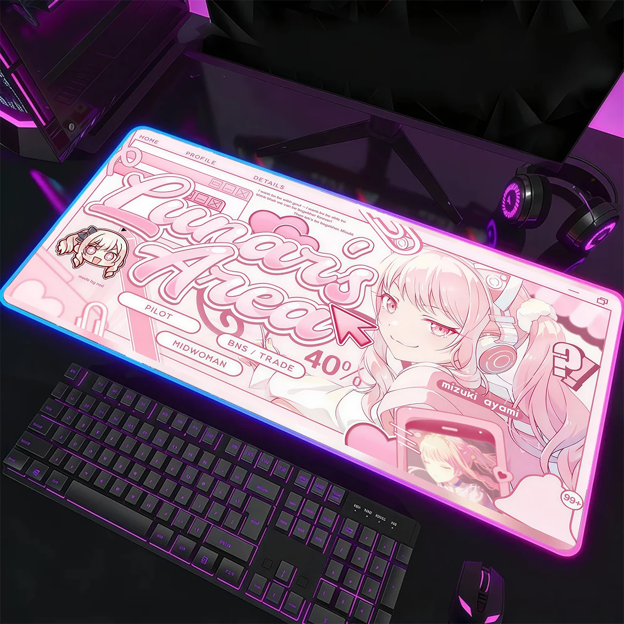 Mouse Pad Gamer RGB, Tapete de - Mouse Pad Extended Rgb avaliação e preço