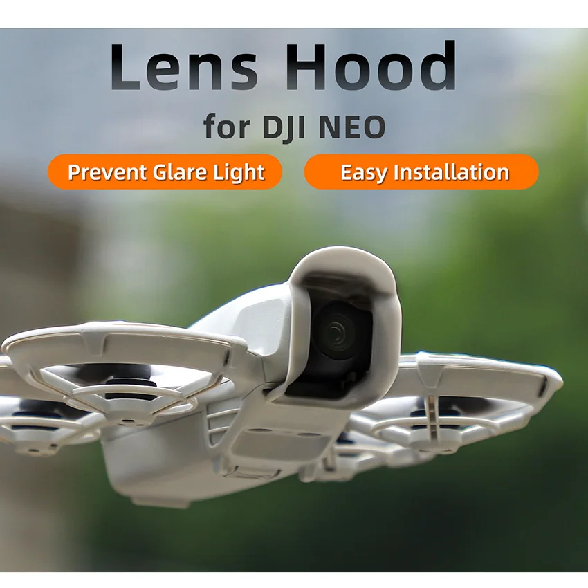 Для DJI NEO бленда объектива пластиковый объектив световой щит карданный подвес антибликовый защитный чехол простая установка