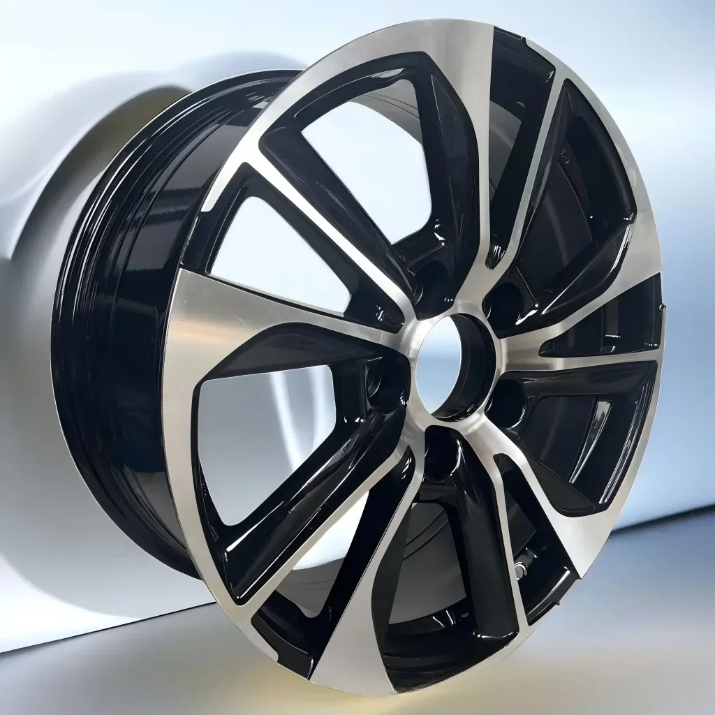 Forfor New Spin-Formed Aluminum Alloy Passenger Car Wheels Bolt Pattern 30mm ET Black Finish Original