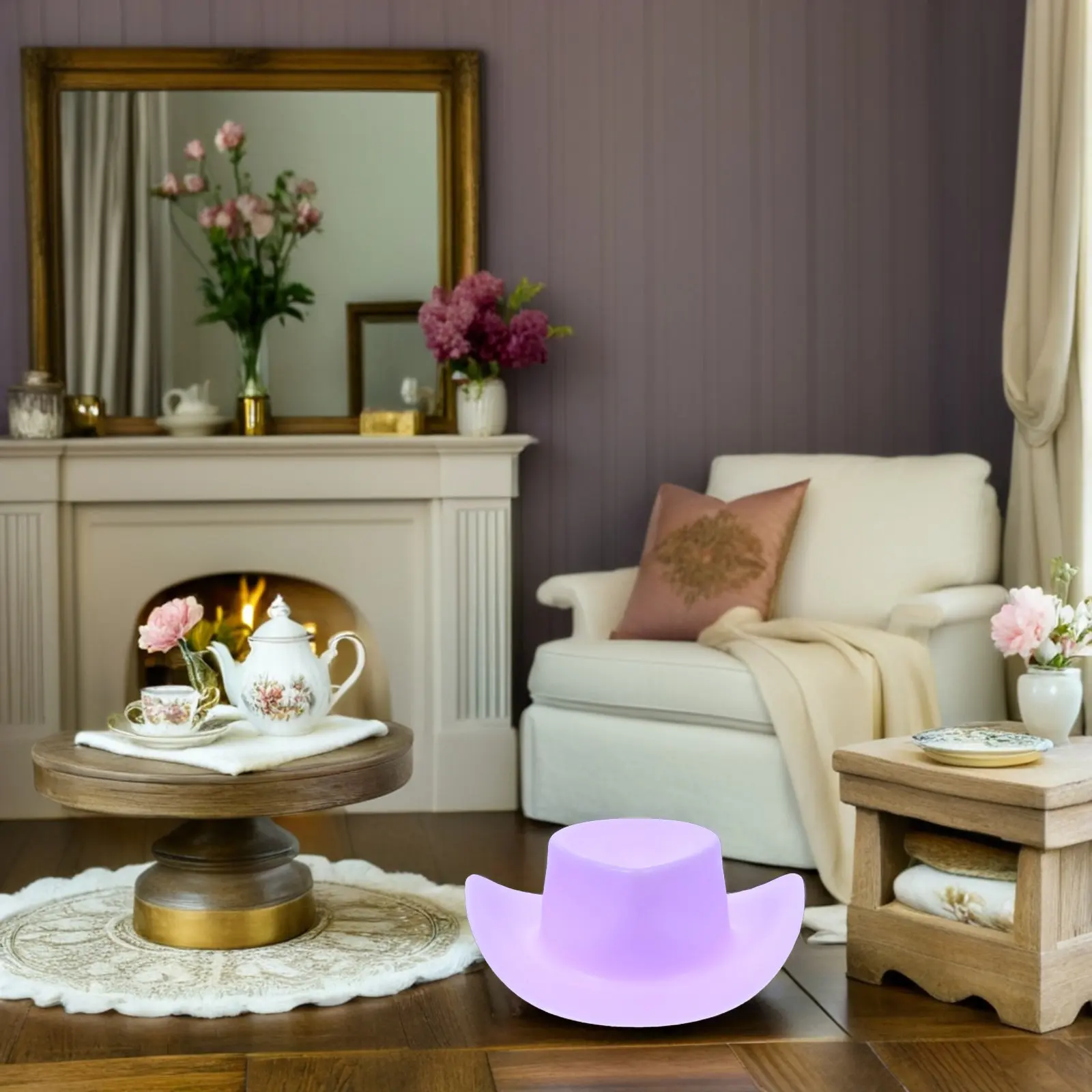 

10 шт. миниатюрных ковбойских шляп в западном стиле, маленькие имитационные ковбойские кепки, мини-шляпки для поделок, украшения для вечеринок, аксессуары для DIY