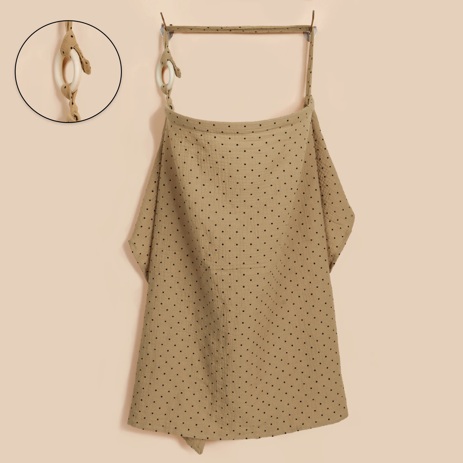 Cotton printed breathable Breastfeeding cover Mother adjustable privacy nursing apron Out of house anti exposure nursing towel