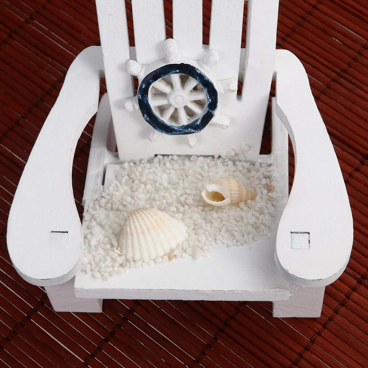 كرسي Rudder Sunshine مصنوع يدويًا من خشب الصنوبر على الشاطئ لتزيين غرفة النوم على الحائط كرسي صغير قابل للتركيب هدية مثالية للأصدقاء