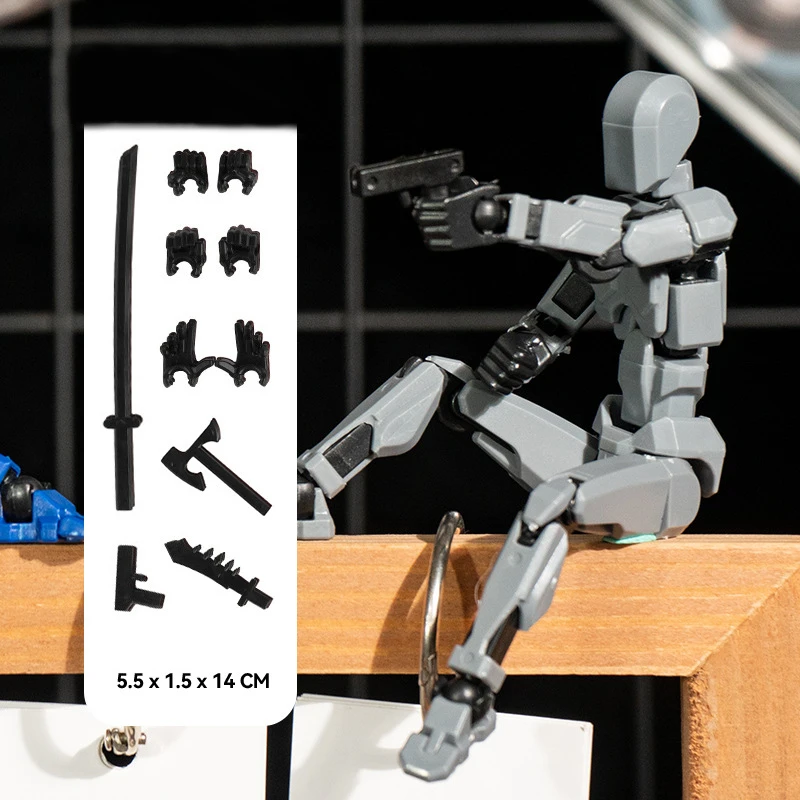 T13 عمل الشكل تيتان 13 عمل الشكل الدمية محظوظ 13 عمل الشكل ثلاثية الأبعاد مطبوعة متعددة المفاصل المنقولة نوفا 13 عمل الشكل لعبة