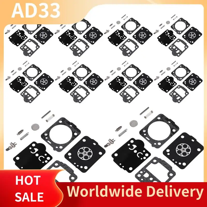 

Легкий комплект карбюратора из 10 предметов для 240 236 235 435 E JONSERED CS2238 CS2234 ZAMA RB149, комплект диафрагм RB 149