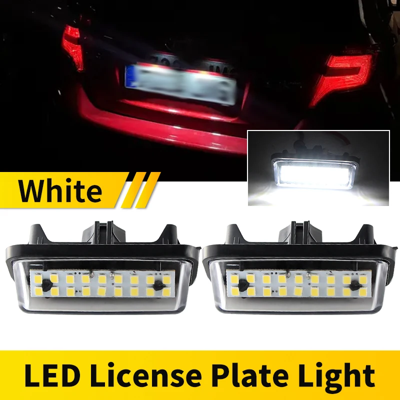 

2 шт. автомобильная светодиодная лампа освещения номерного знака для Toyota Prius Prime Aka Plug-In Hybrid XW50 ZVW35 ZV5 ALPHARD/VELLFIRE/HY белый