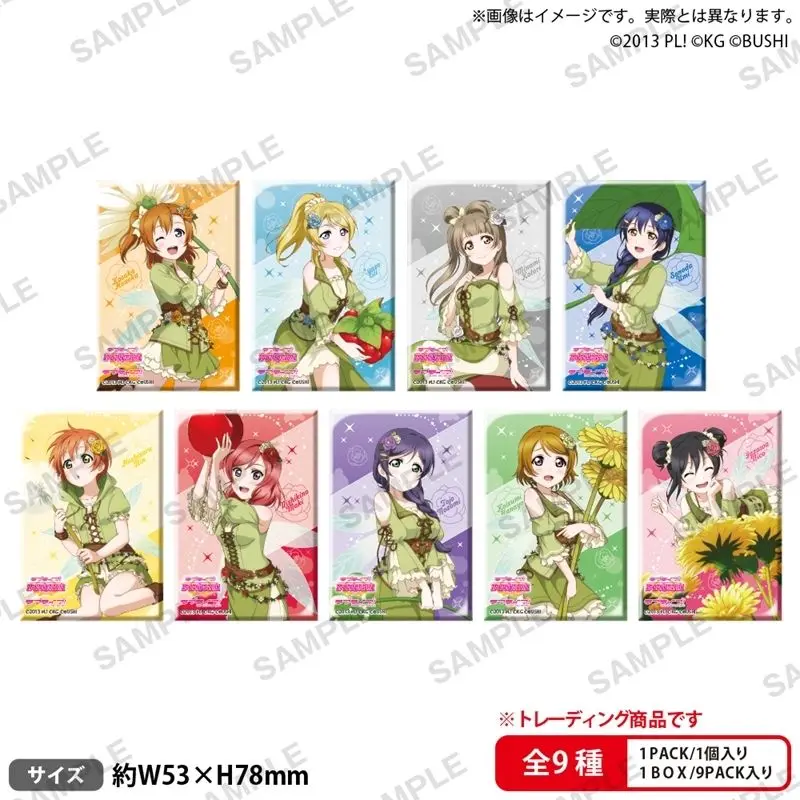 

Japan Bushiroad Goods Lovelive Muse S Fairyland Badges Pendants