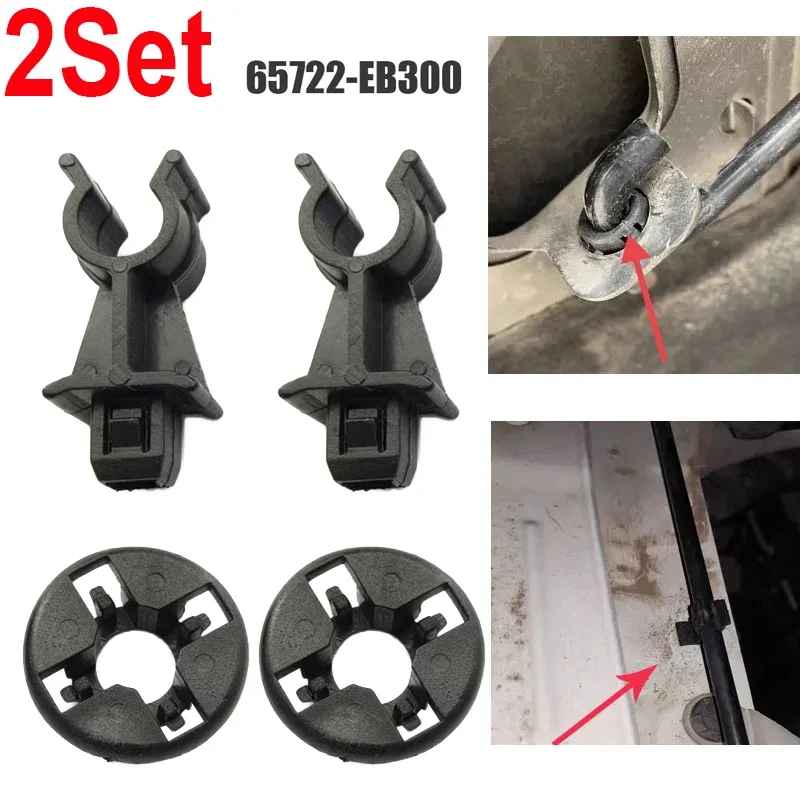 Clipe de suporte de haste para capô, para nissan juke qashqai dualis j10 navara d40 pathfinder x trail teanaleaf rogue sentra 65722eb300