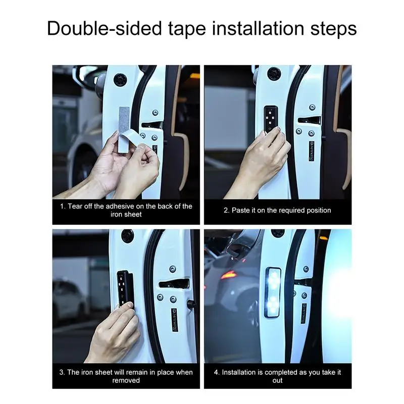 Car Flashing Light High Brightness 7 Colors LED Anti-Collision Warning Lights High Brightness Riding Night Signal Lights For Car