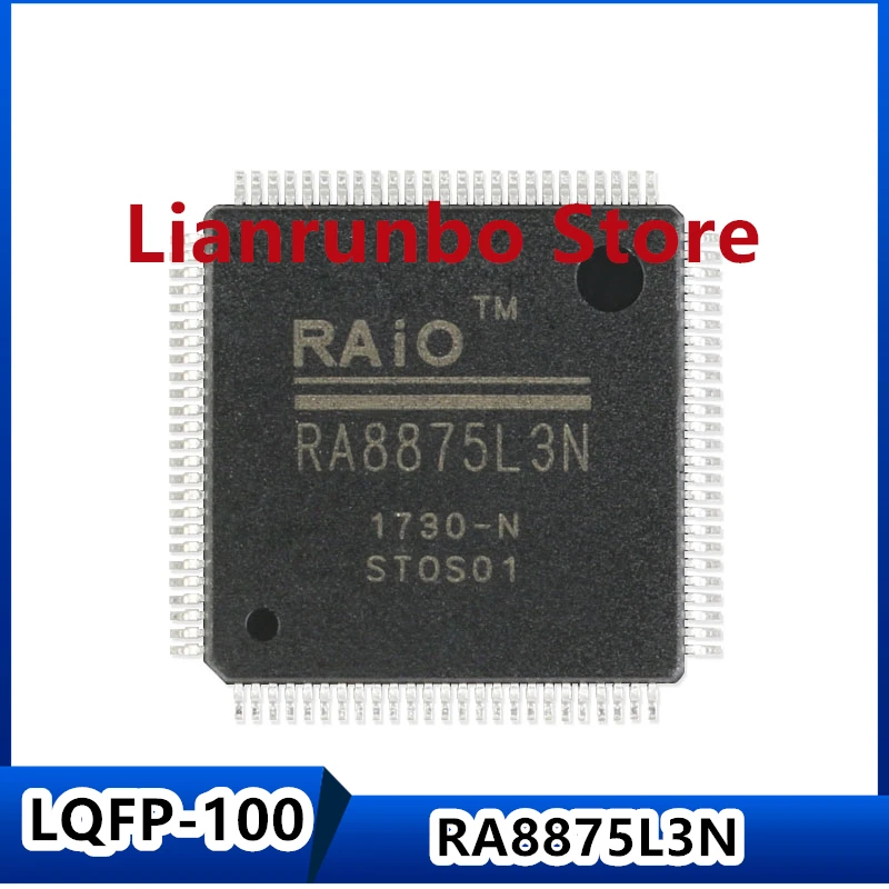 

New original SMD RA8875L3N LQFP-100 TFT-LCD controller IC chip