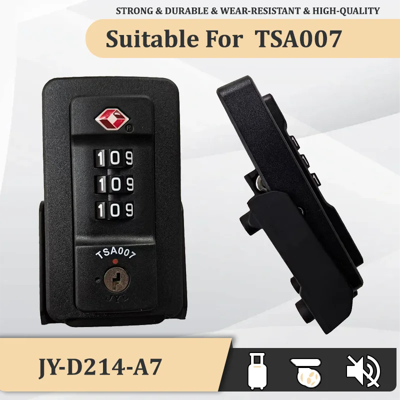 

For TSA007 JY-D214-A7 Combination Padlock Suitable For Travel Luggage Combination Lock Anti-Theft Lock Fixed-Mount