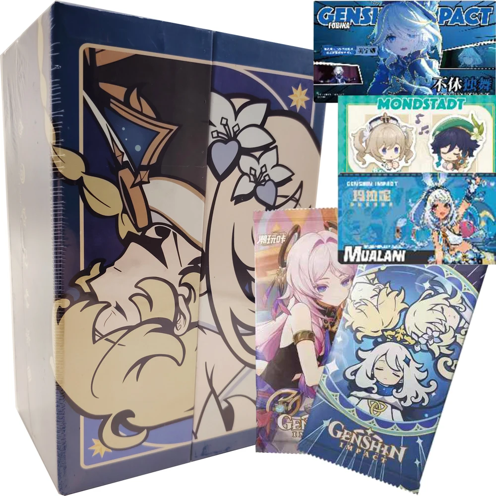

Classic Adventure Battle Game Genshin Impact Collection Card Creative Peripheral Exquisite Craftsmanship Character Cards Gifts