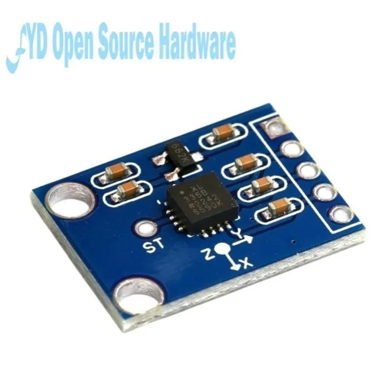 1PCS ADXL335 Three-axis Accelerometer Tilt Angle Module Alternative MMA7260 GY-61