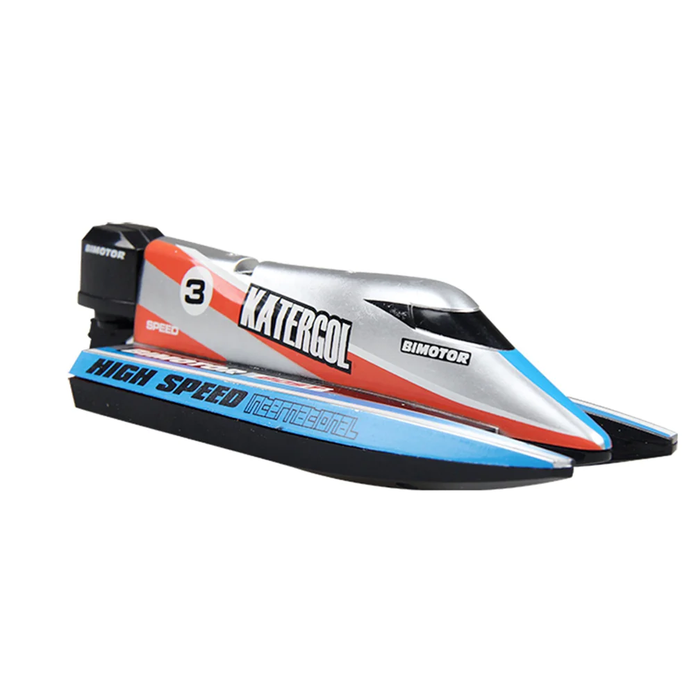 Mini Racing Boat Racing Electric Ship Fast High Boats Water Kids Children (Blue) rc boat rc ship