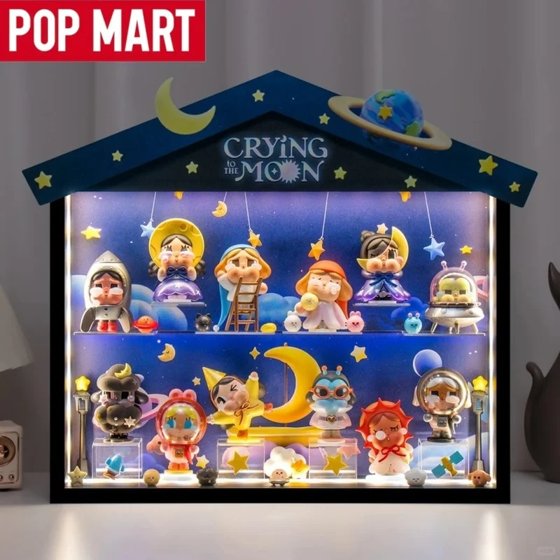 

POP MART CRYBABY Crying To The Moon Series Doll Blind Box Mystery Box Kawaii Figurine Home Desktop Ornament Model Xmas Gift