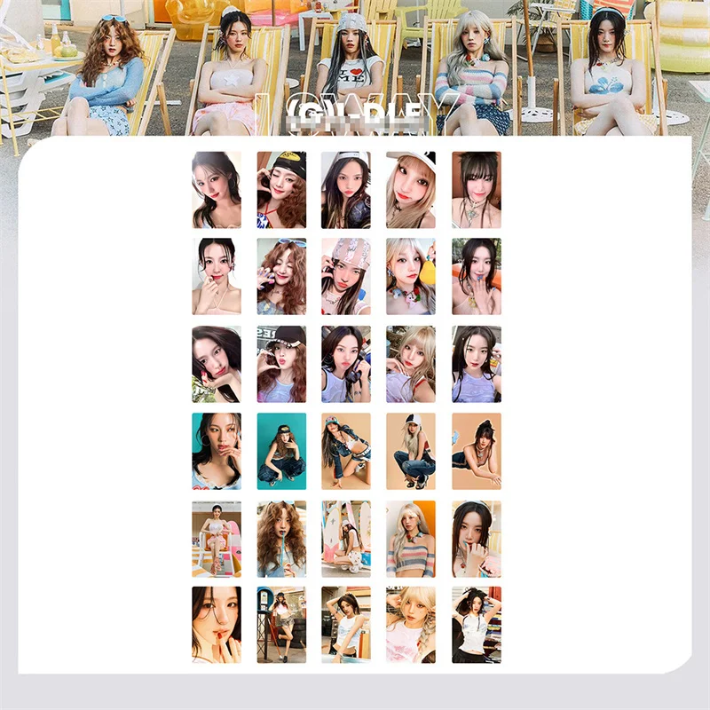 5pcs KPOP GIDLE 7th Mini Album I SWAYLOMO Card Song Yuqi GIDLE High Quality HD Photo Card Fan Collection Gift Postcard