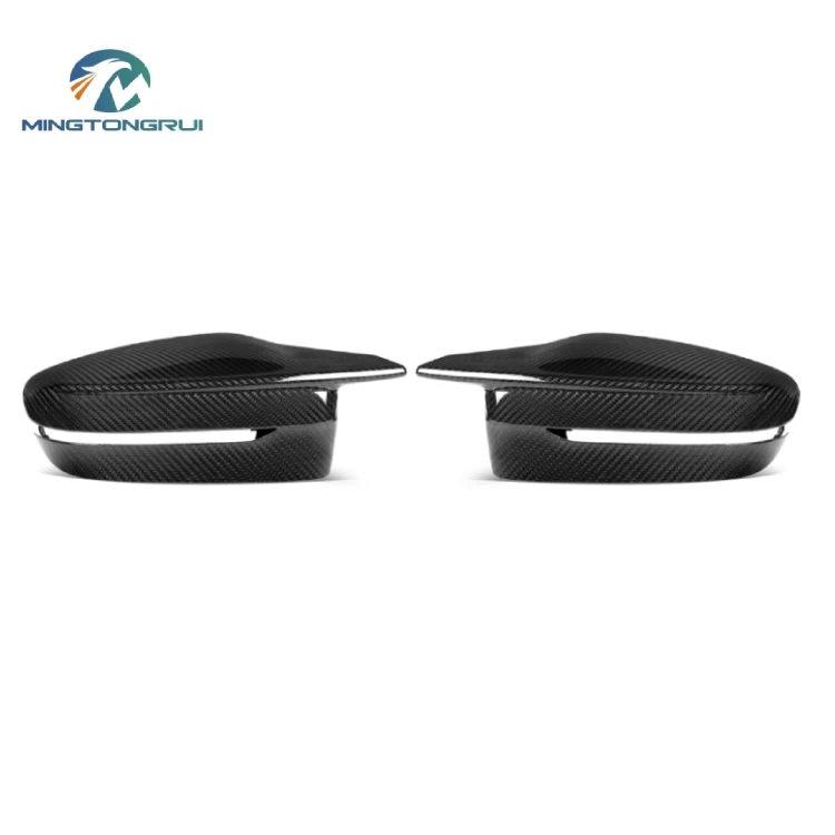 M4 series G82  M look dry carbon fiber replacement Wing Rearview  Mirror Covers Caps for ， G80 G82 G83 M240