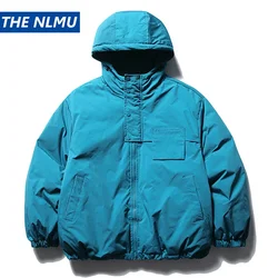 Piumini da uomo 2023 inverno Outdoor funzionale 90% piumino d'anatra bianco cappotto caldo per uomo capispalla spessa Hip Hop Streetwear