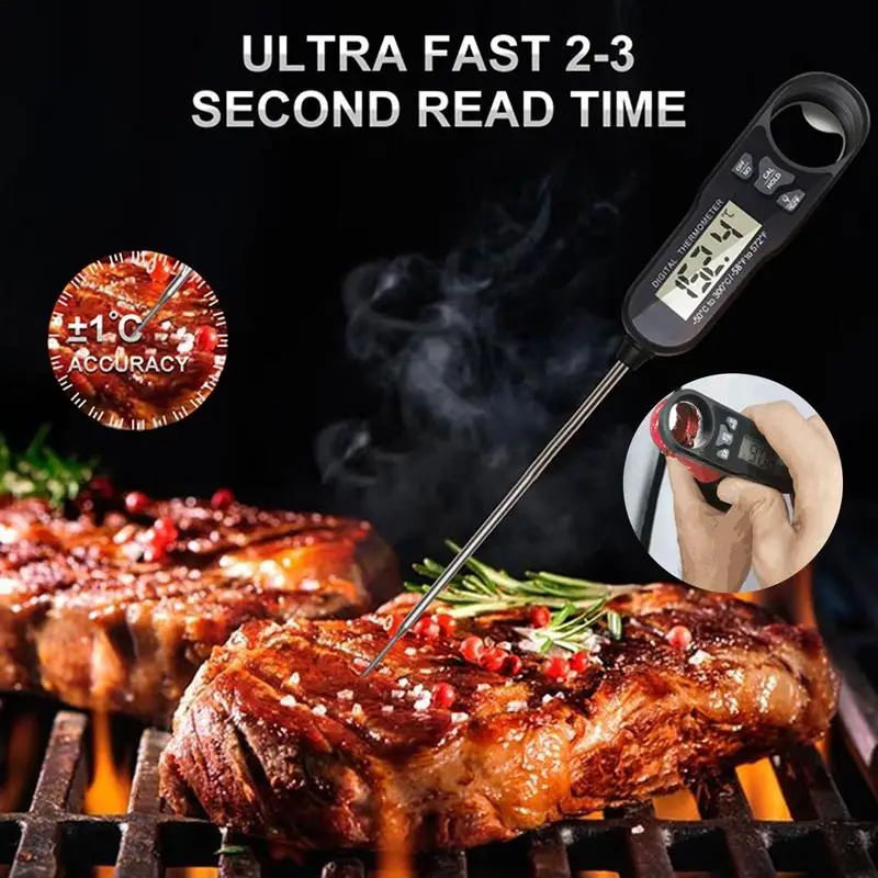 Instant-Read Thermographs Instant-Read Kitchen Thermograph Multi-Purpose Bottle Opener Design Thermograph For Roasts Steaks Fish