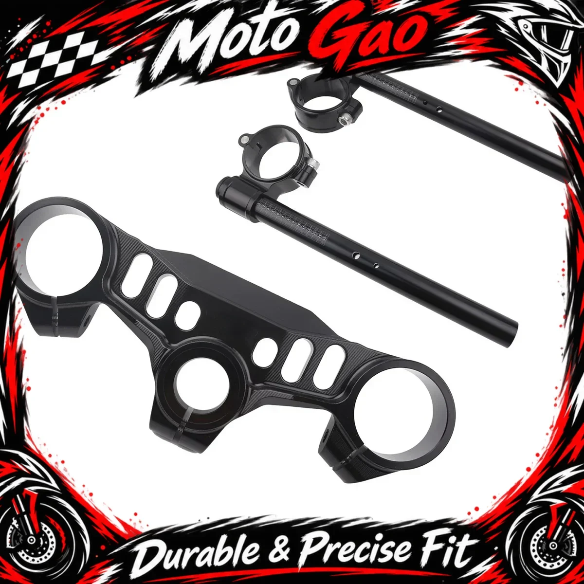 Fit for CFMOTO 675SR 675SR-R  675SS motorcycle modification upper connecting plate lowering separation handle riding posture