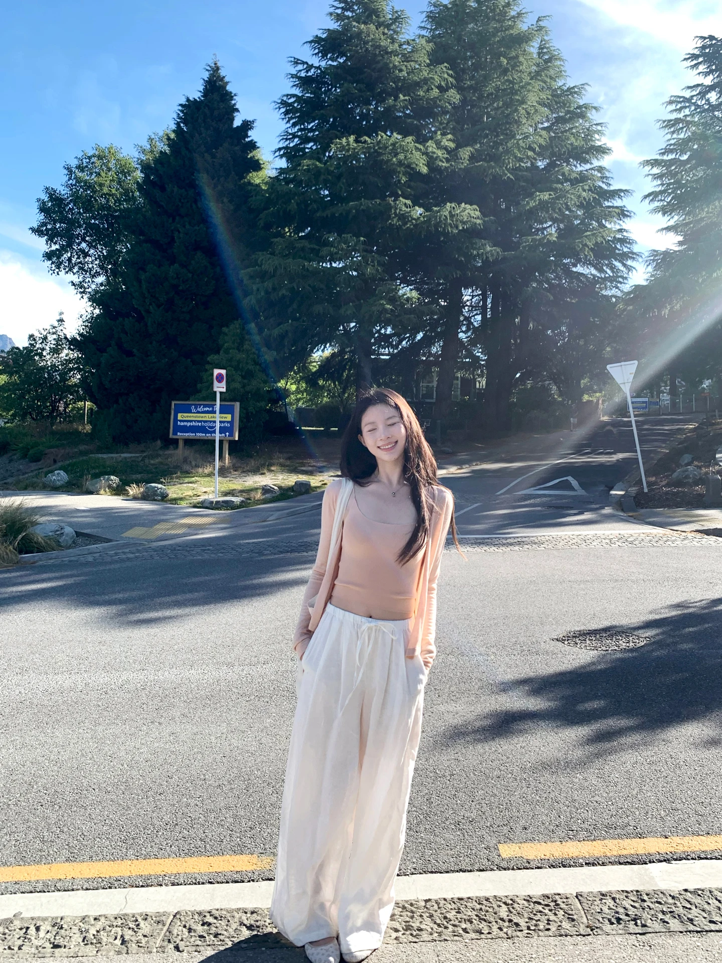 

By1171 Весенне-летние легкие брюки из кислородного хлопка и льна для женщин: повседневные, прямые, широкие, струящиеся, удобные, модные