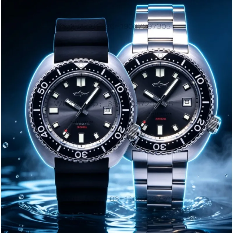 Small abalone luminous diving automatic mechanical watch male