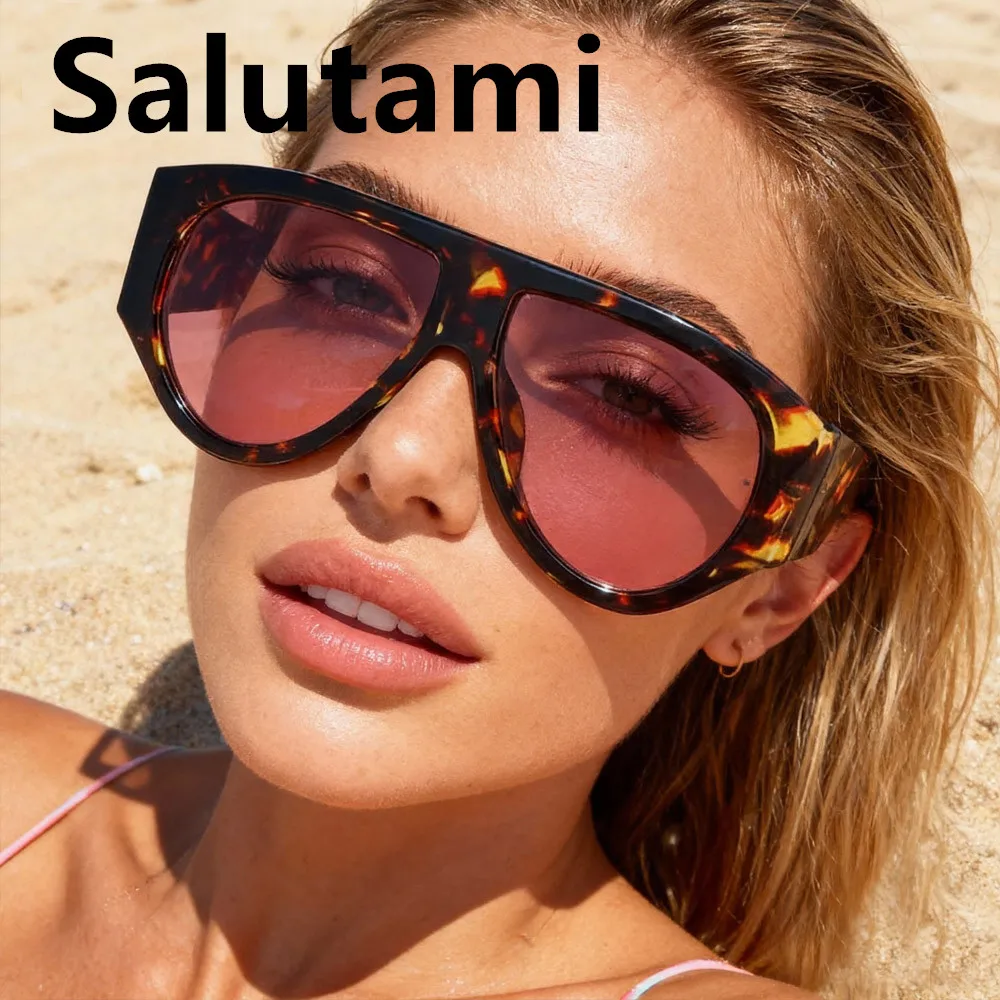 

vintage oversized oval sunglasses women new fashion brand orange black gradient elegant sun glasses men hip hop driving shades