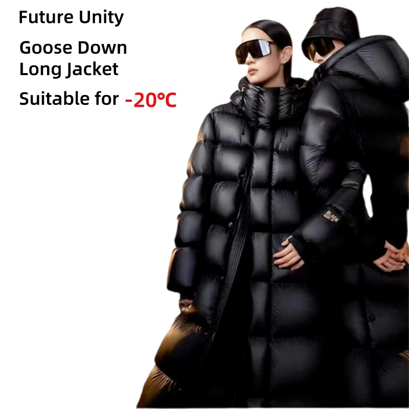 

Down Jacket Men and Women for Winter Goose Down Long Coat Graphene self-heating Waterproof Windbreaker Top Quality for Outdoor