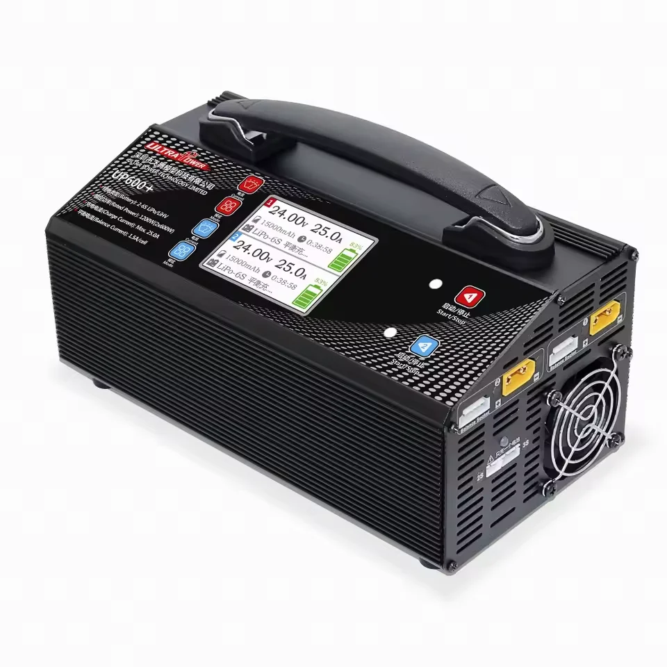 Ultra Power UP600+ Dual Channel Battery Balance Charger LiPo / LiHV 2-6S RC UAV Model Fast Charger