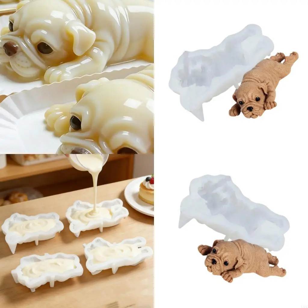 

Dog Silicone Fondant Molds for Making Jelly Chocolate Cake Baking X3UC