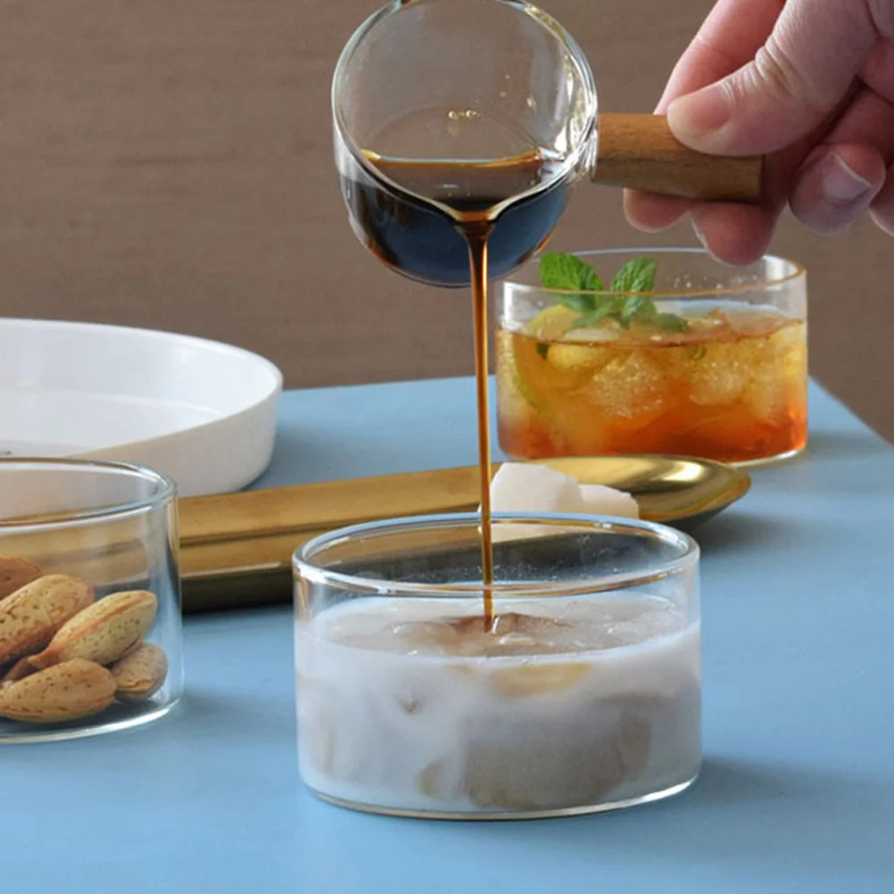

2Pcs Transparent Pudding Cups Glass Multi-Function Ice Cream Cups Household Dessert Use Dessert Cup Household Pudding Cup