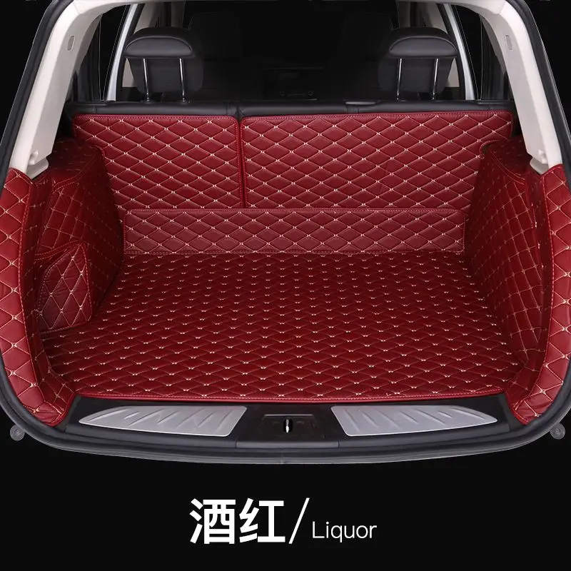 

Durable Custom Leather Car Trunk Mat Boot For Genesis G70 IK 2018-2027 Auto Carpet Parts