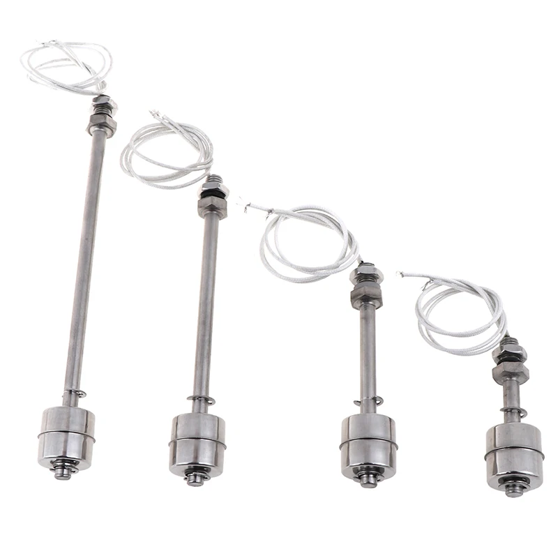 65/100/150/200mm Stainless Steel Float Switch Tank Liquid Water Level Sensor Double Ball Float Switch Tank Pool Flow Sensors