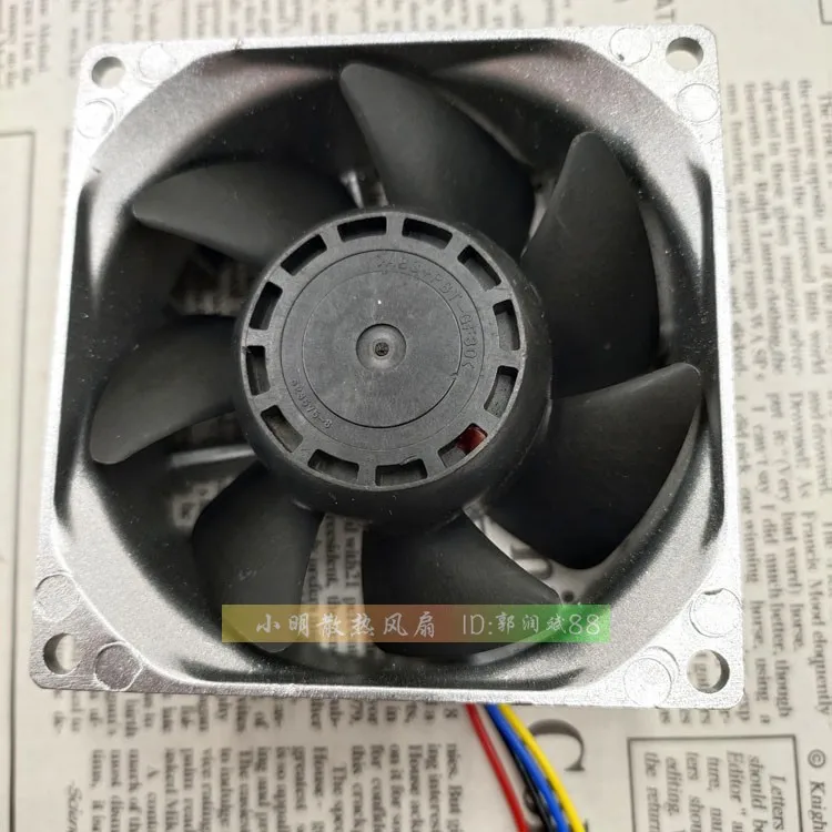 9GL0812P1K05 8038 12V 1.8A 8 CENTÍMETROS FÃ de METAL de ALTA RESISTÊNCIA À TEMPERATURA